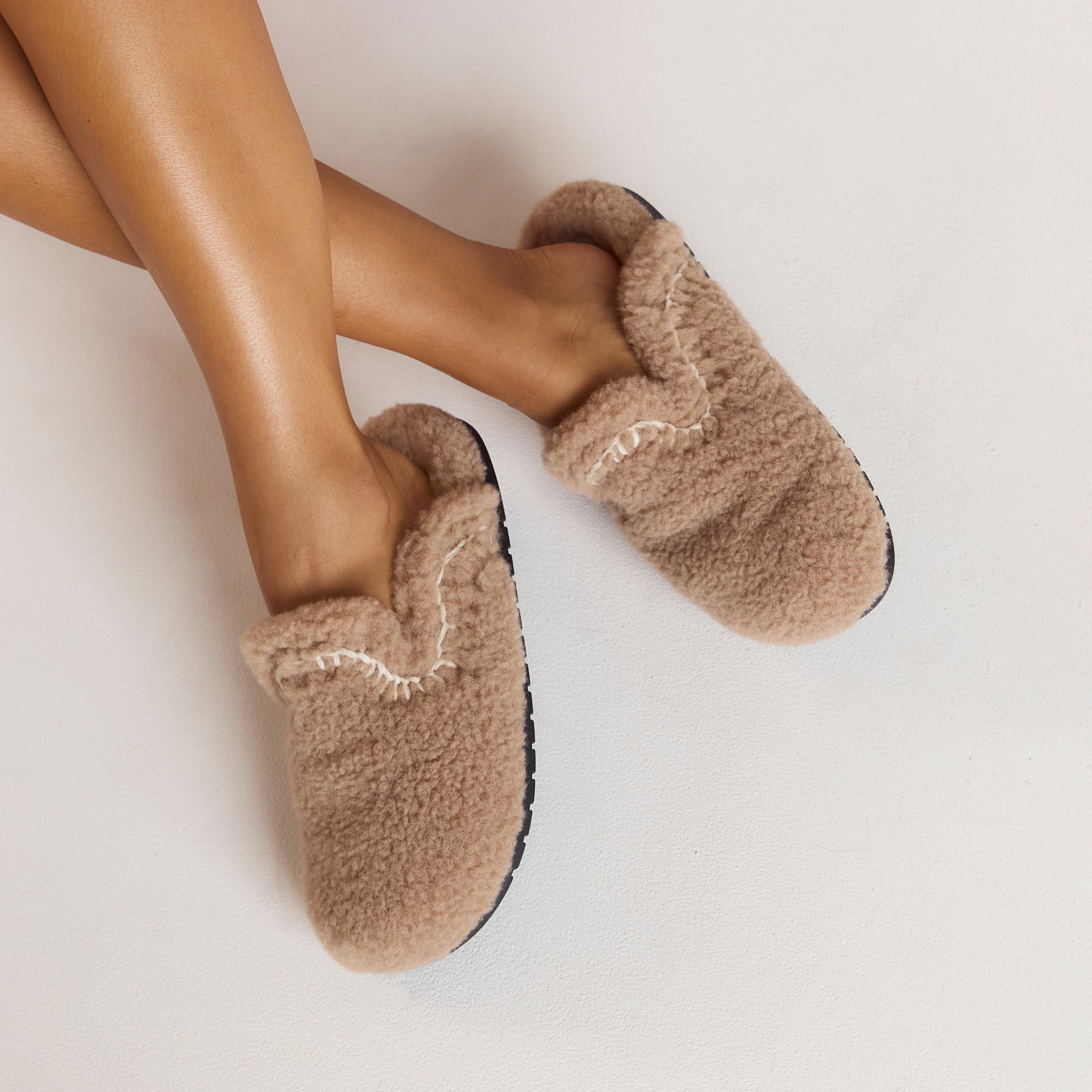 Anya Mule Slippers | Anya Mule Slippers - Mink