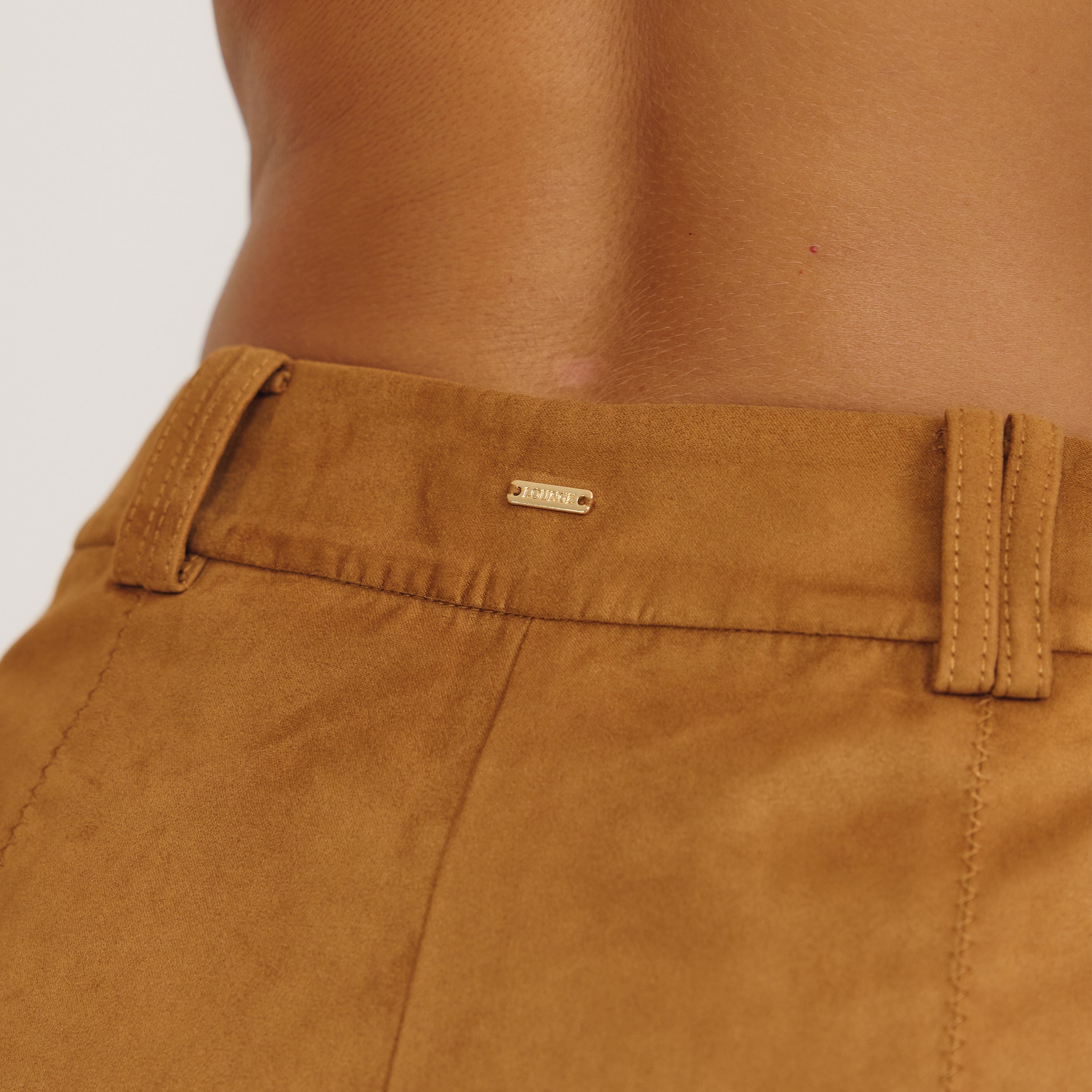 Suedette Shorts | Suedette Shorts - Tan