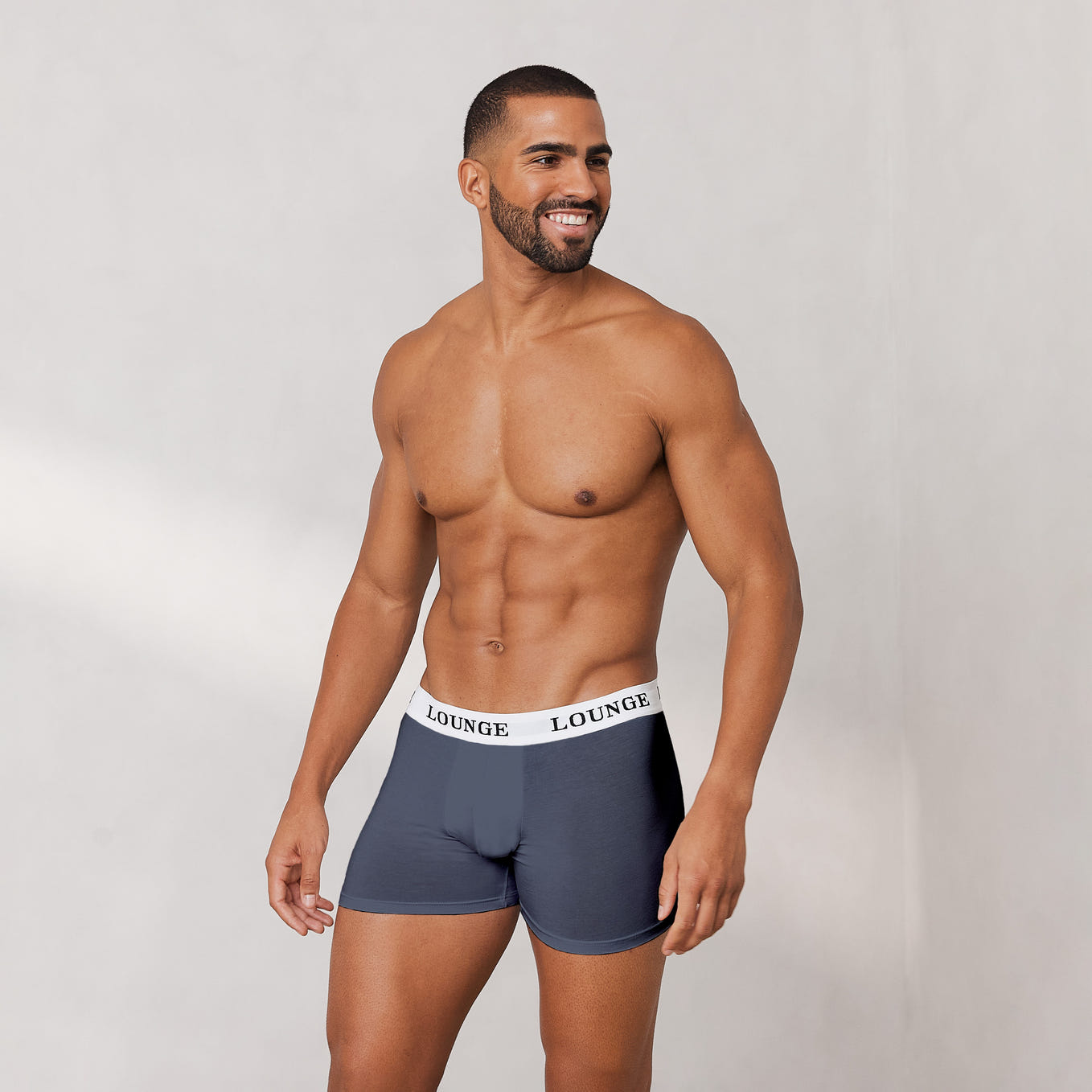 Boxers Walk In Men's Everyday Boxers (3-Pack) - Smoked Blue