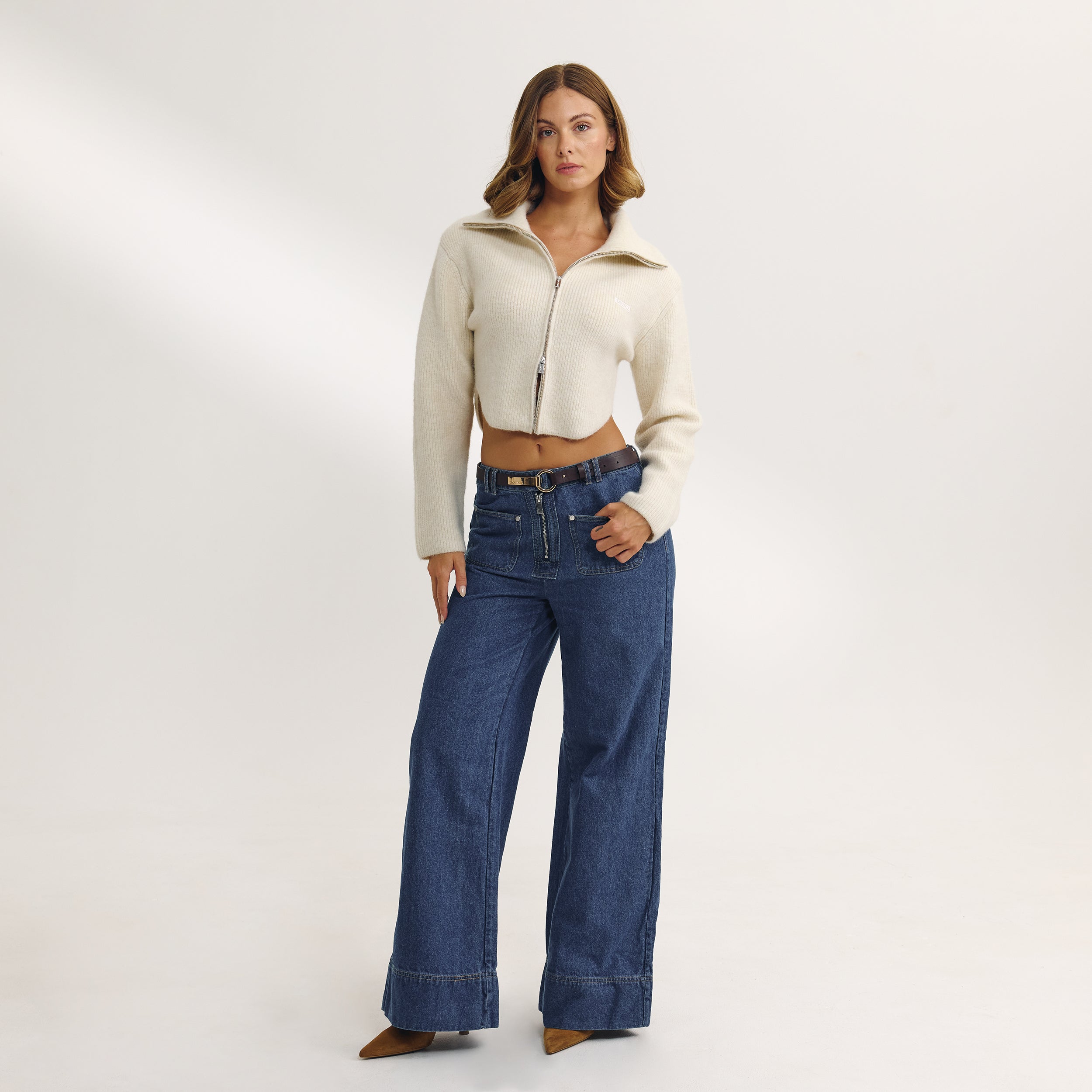 Structured Knitted Jacket | Structured Knitted Jacket - Cream