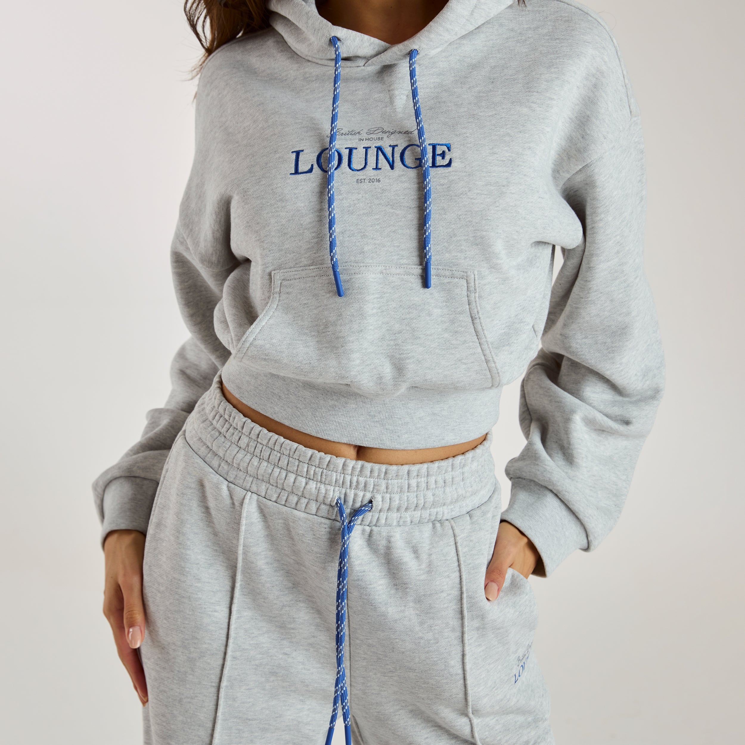 Wide-Leg Joggers | Wide-Leg Joggers - Grey Marl