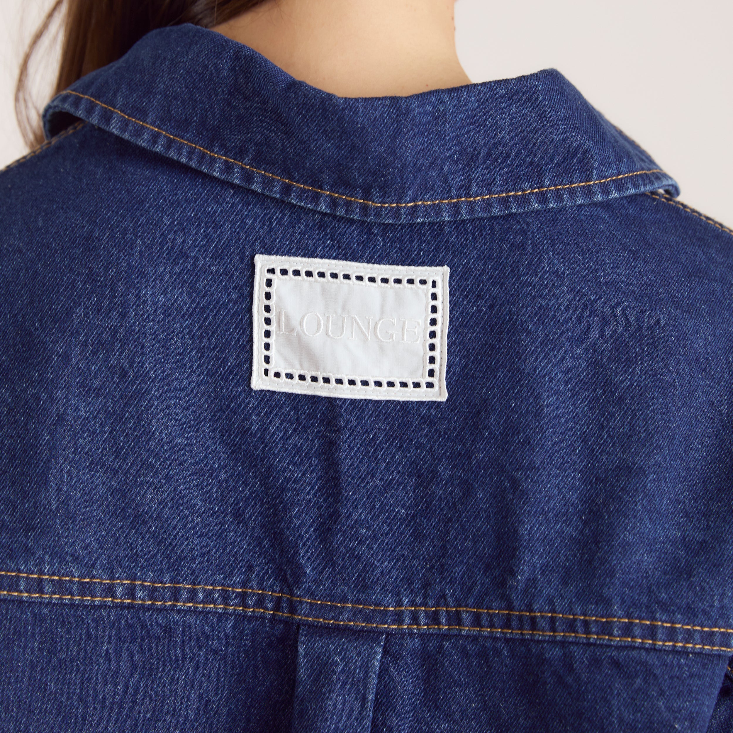 Oversized Denim Shirt | Oversized Denim Shirt - Blue