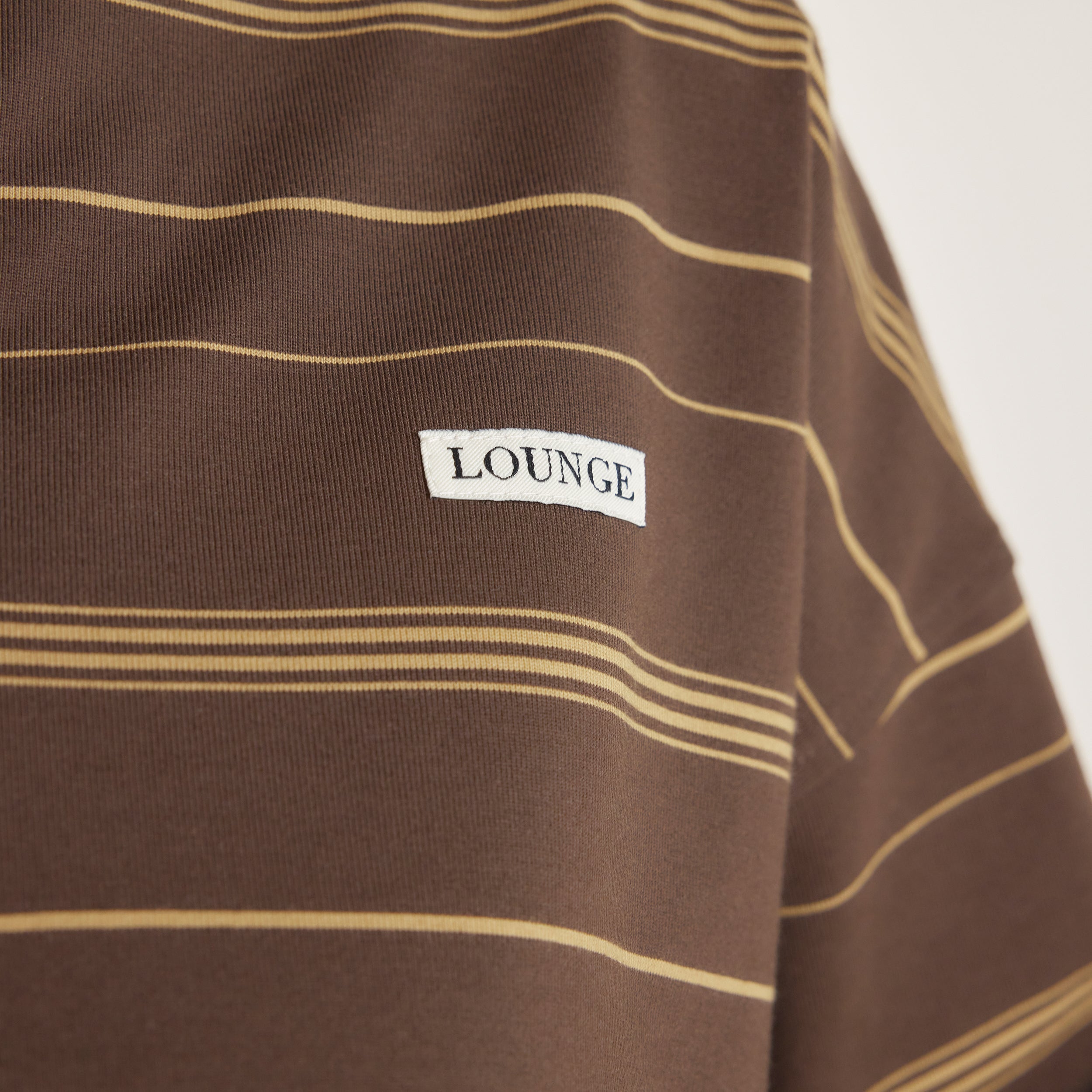 Striped Rugby Shirt | Striped Rugby Shirt - Chocolate