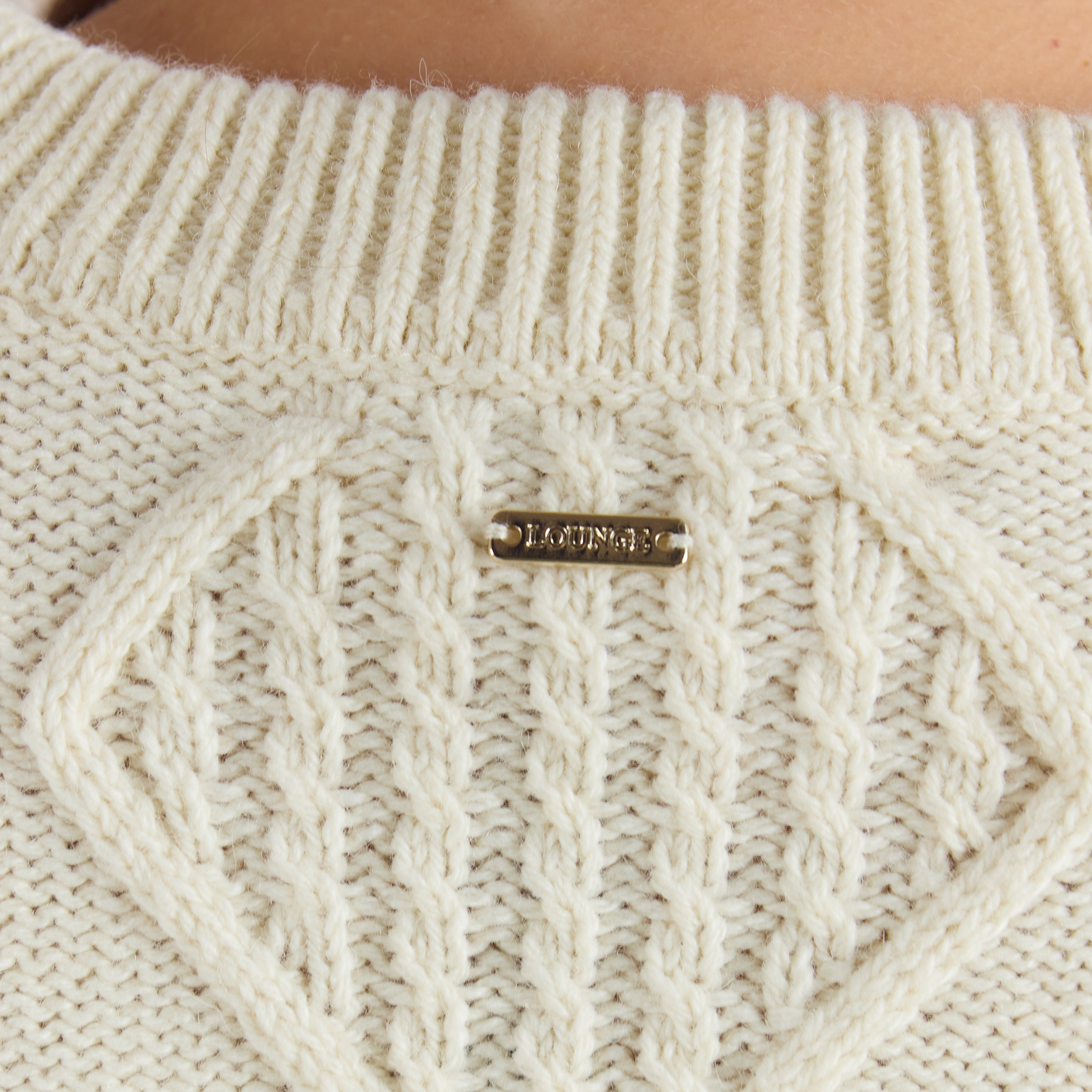 Cable-Knit Jumper | Cable-Knit Jumper - Cream