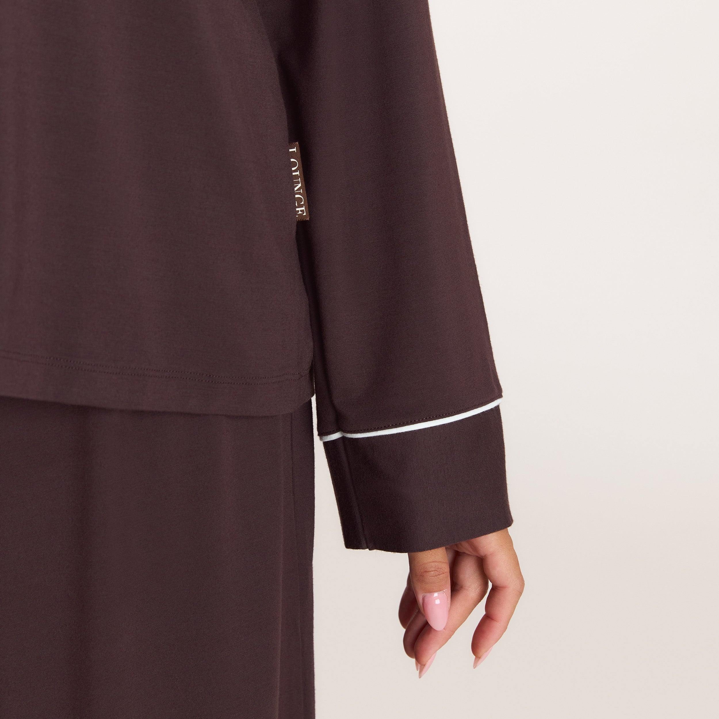 Modal Pyjama Shirt | Modal Pyjama Shirt - Dark Chocolate