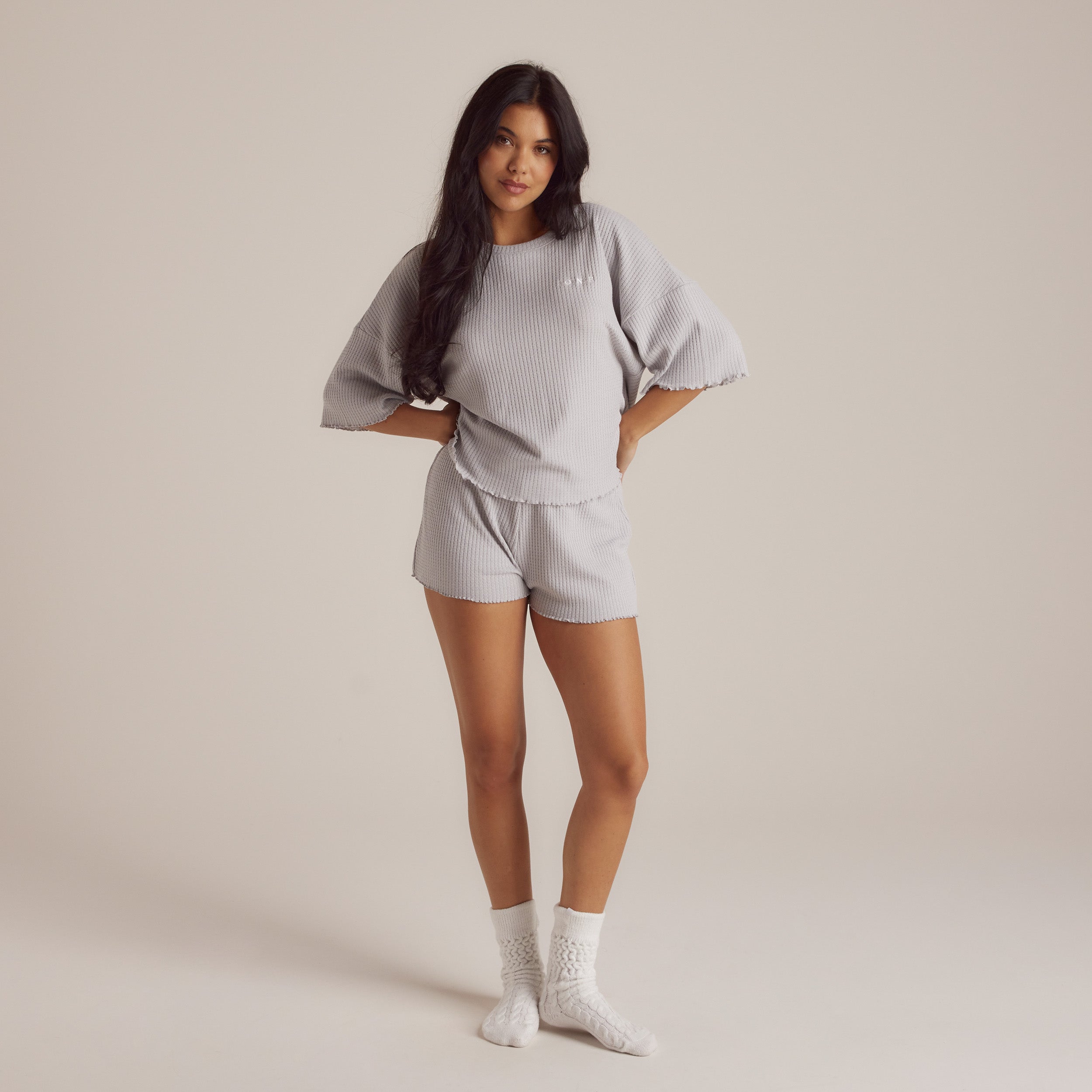 Soft Waffle Pyjama Shorts  | Imaani, S