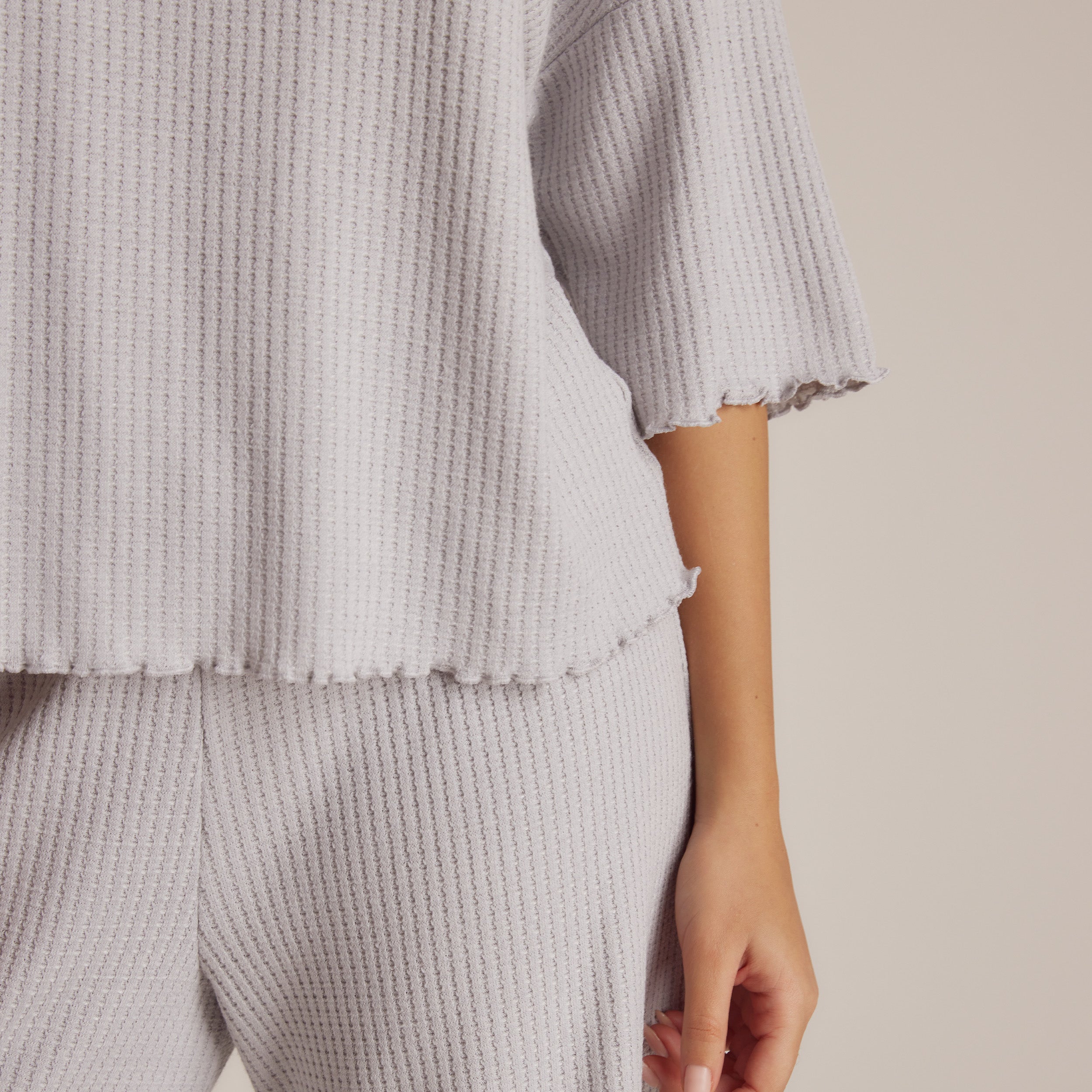 Soft Waffle Pyjama Top | Imaani, S