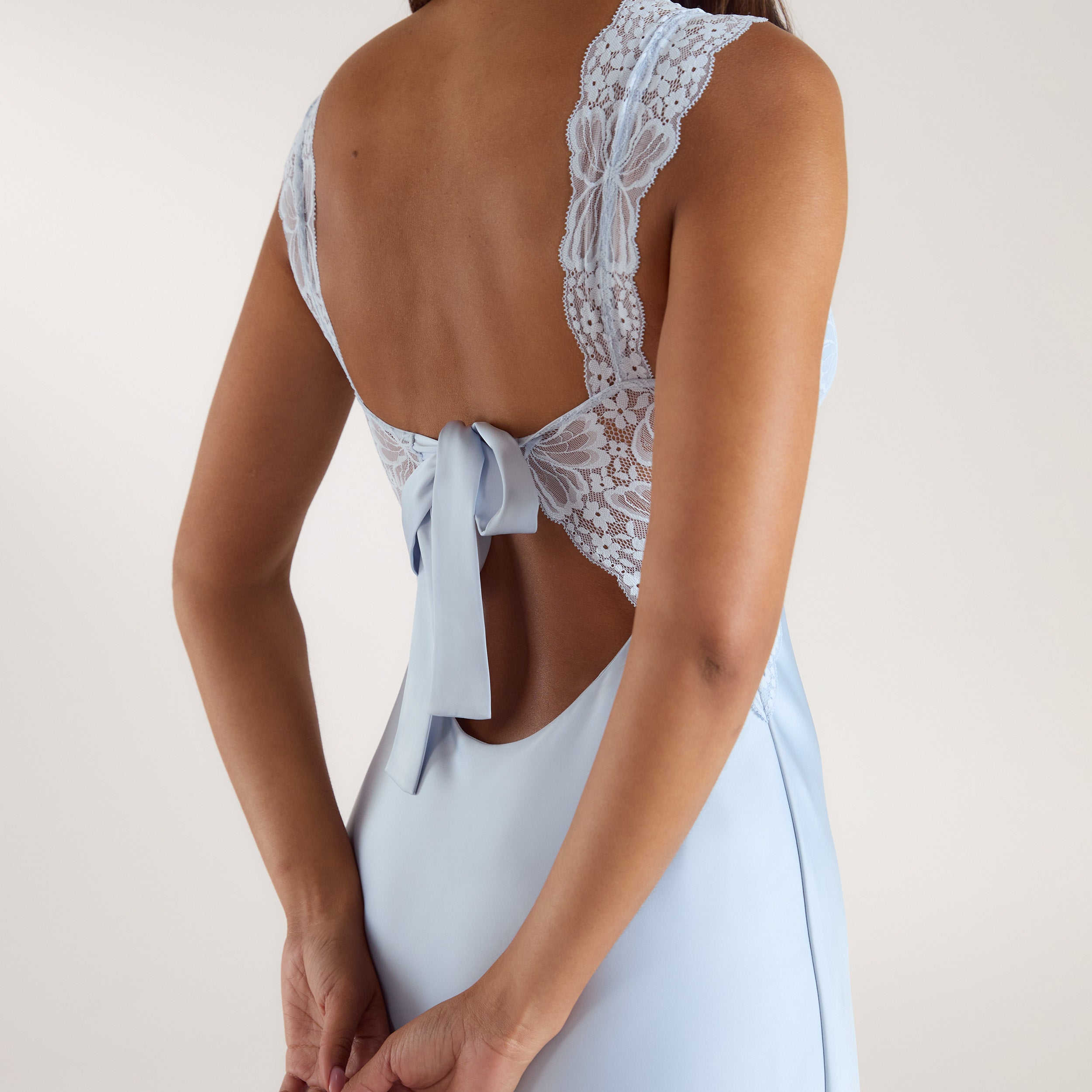 Isla Side Slit Maxi Dress | Isla Side Slit Maxi Dress - Blue