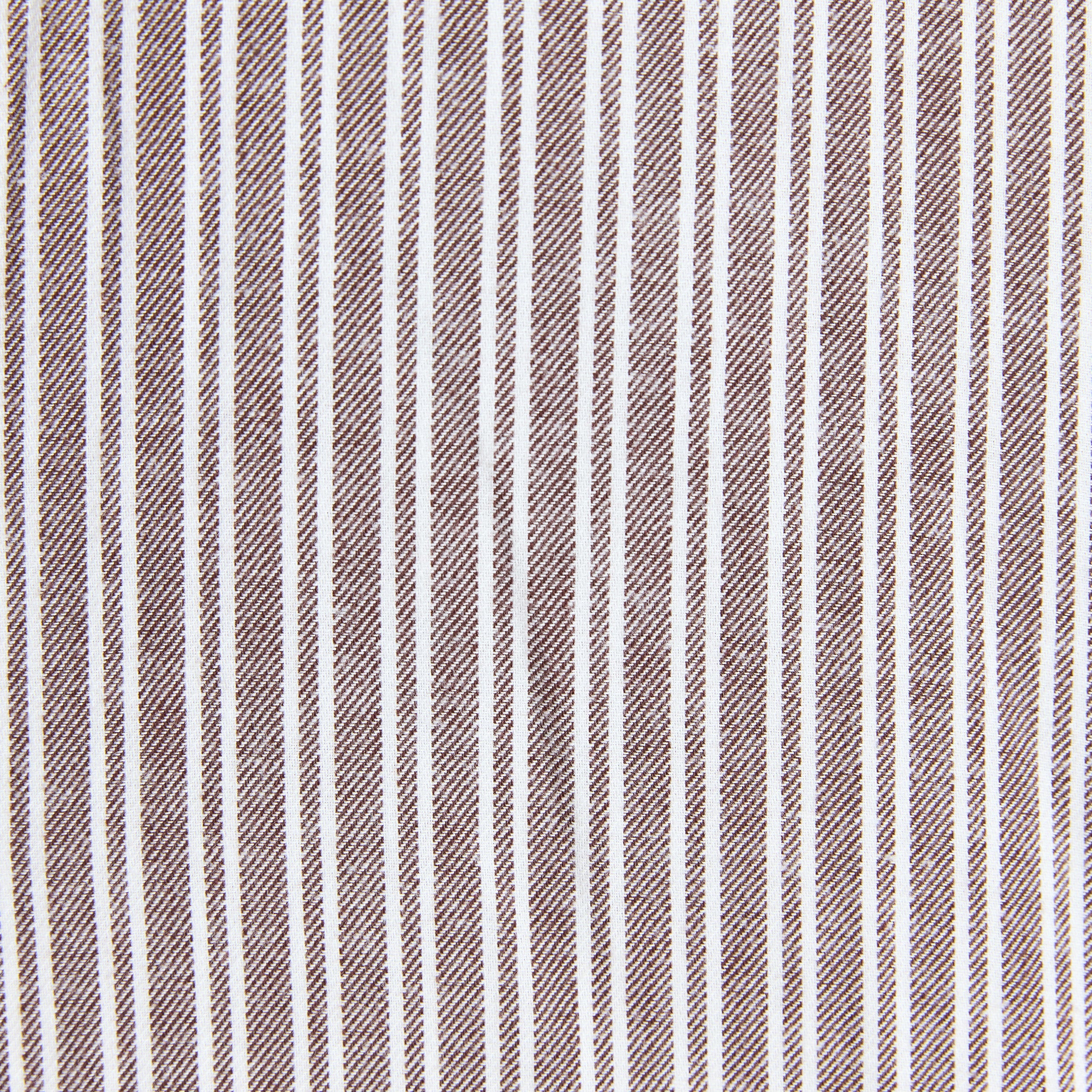 Stripe Pyjama Shirt | Stripe Pyjama Shirt - Chocolate