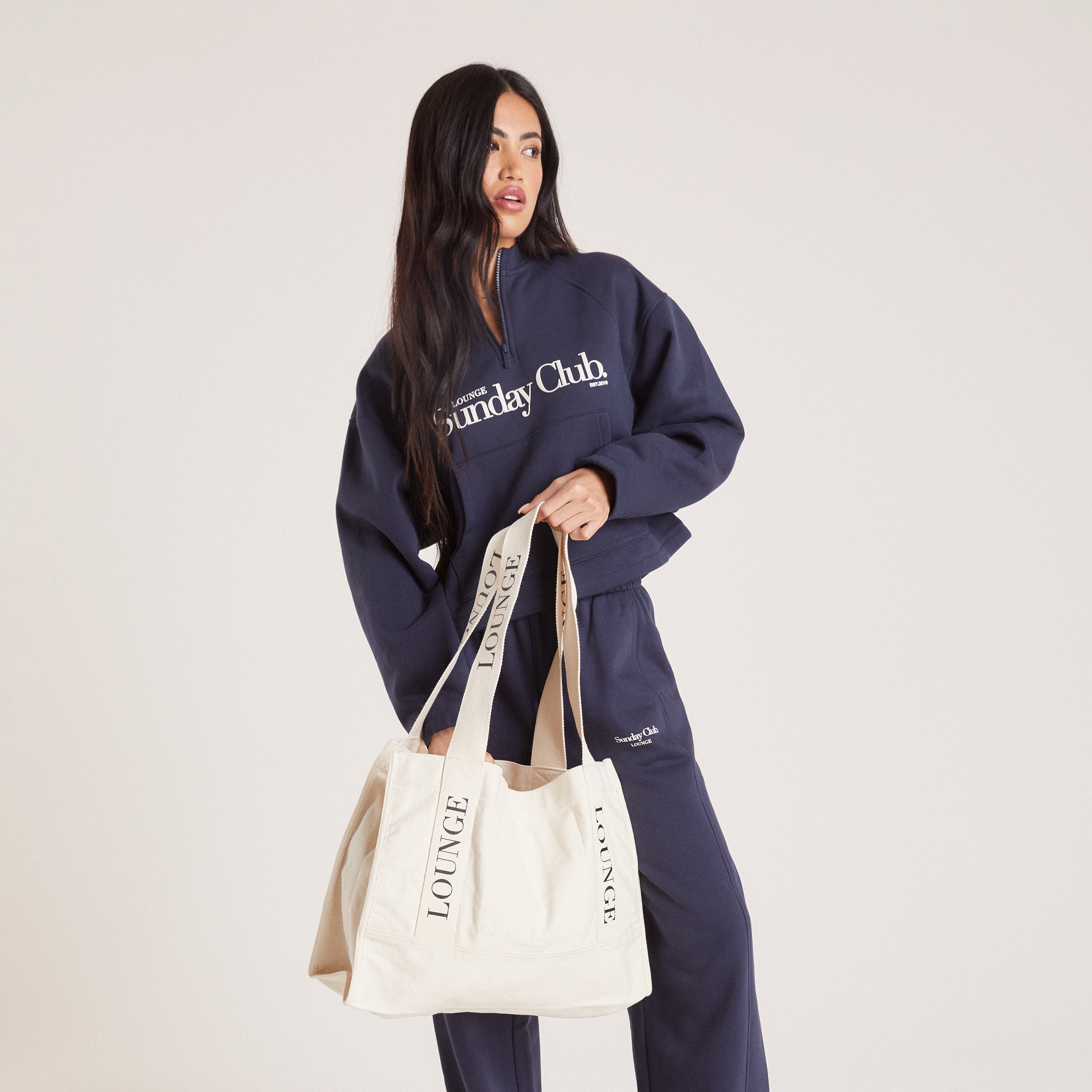 The Lounge Tote | The Lounge Tote - Cream