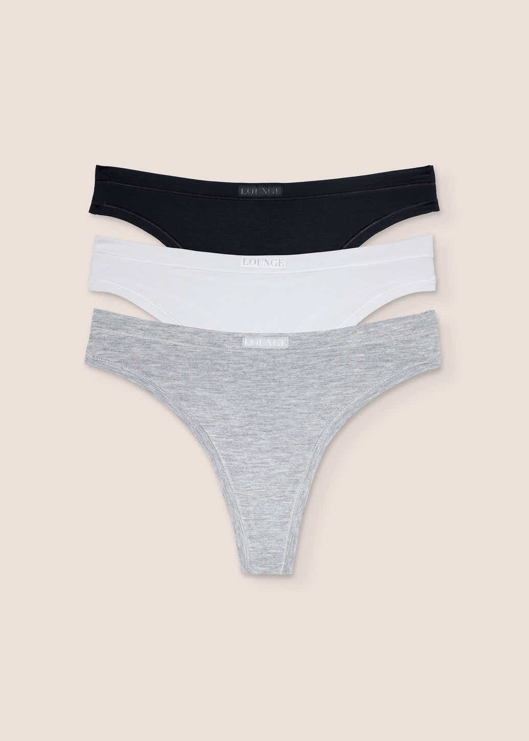 Native Intimates 3 String Gia Intimates Set - Black – Lounge Underwear
