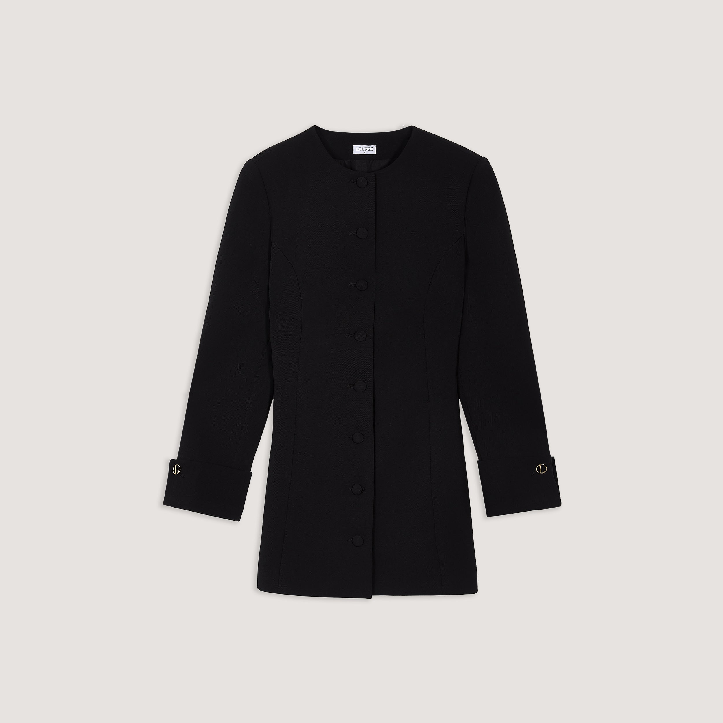 Structured Dress  | Structured Dress - Black