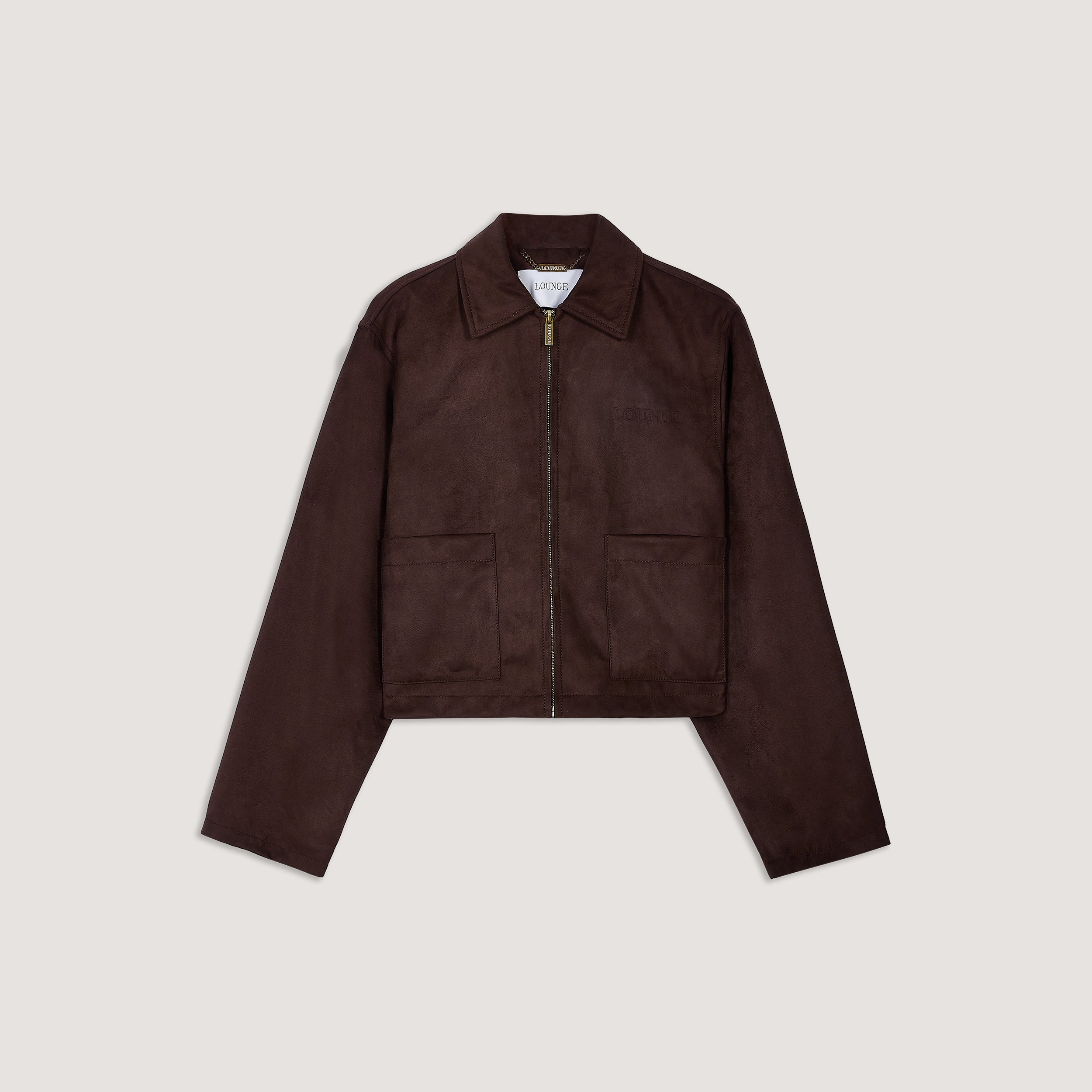 Suedette Jacket | Suedette Jacket - Chocolate
