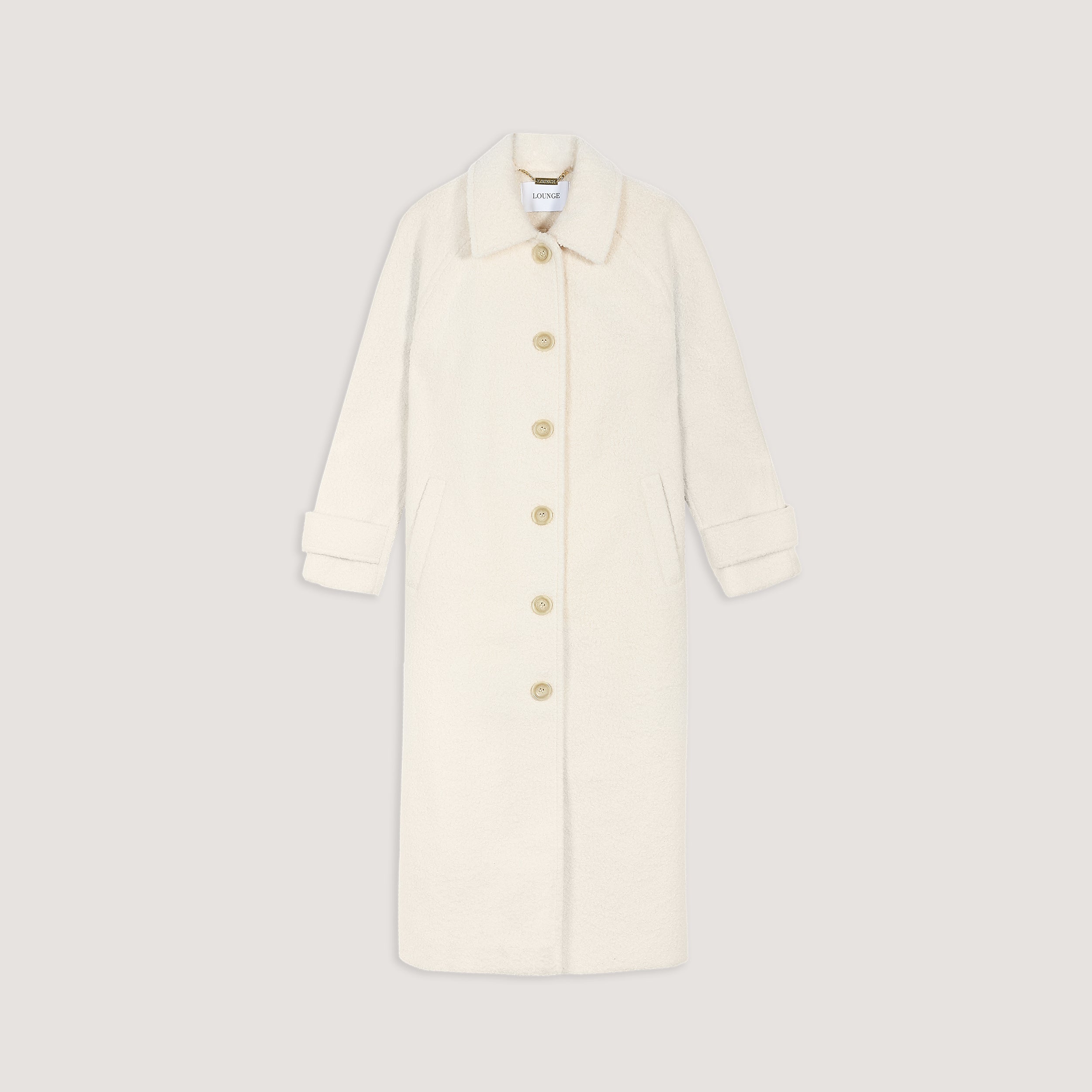 Shearling Coat  | Shearling Coat - Cream