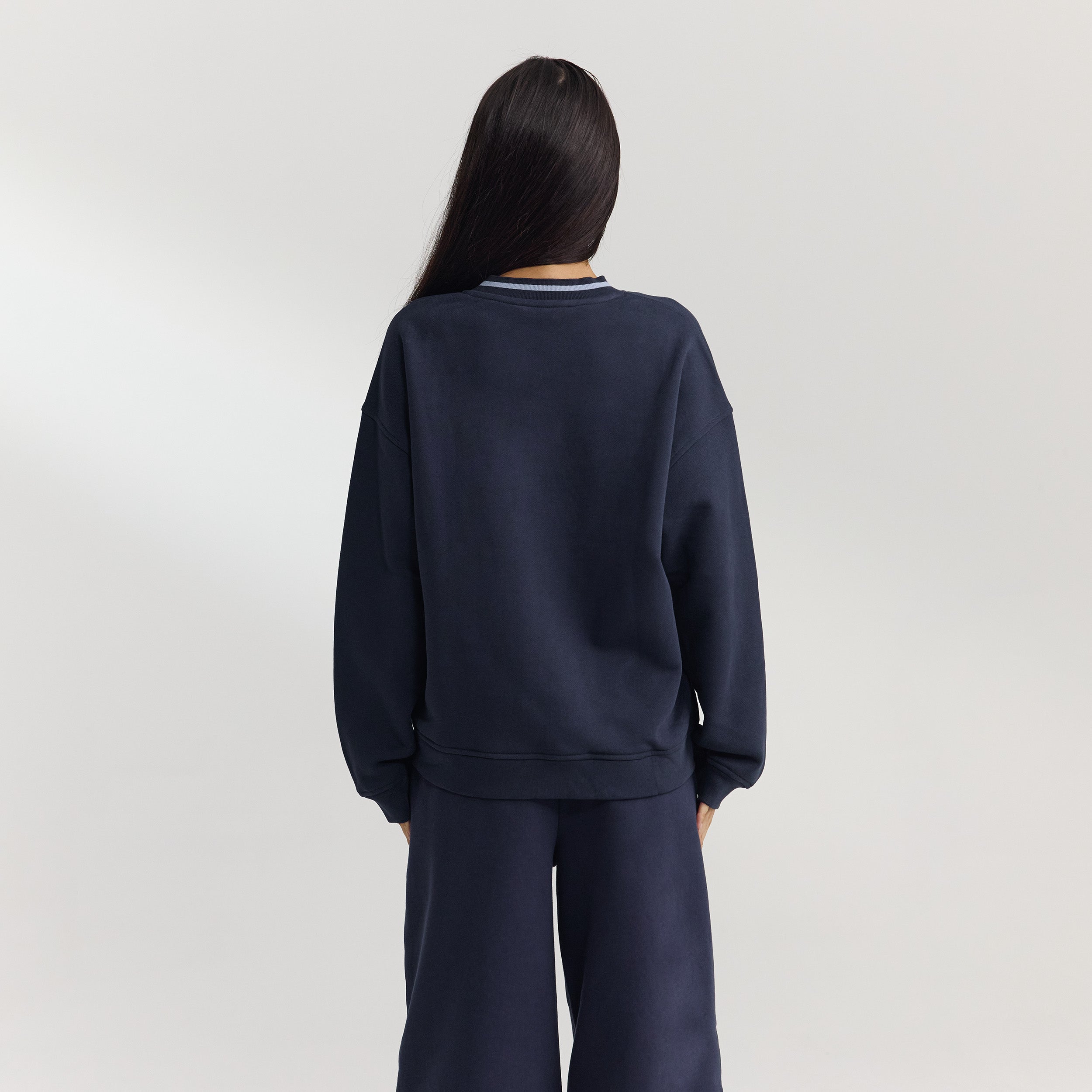 V-Neck Jumper | V-Neck Jumper - Dark Blue