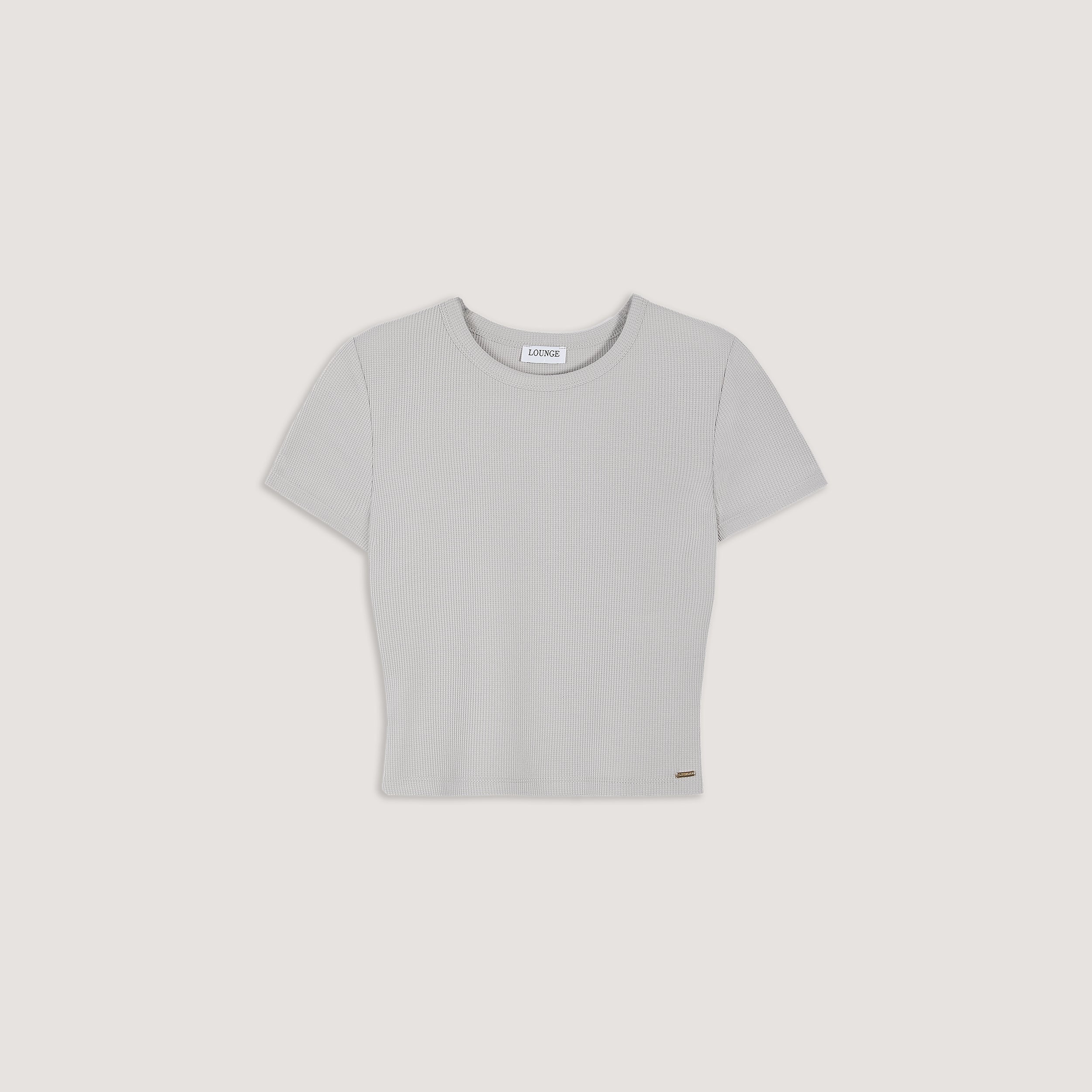Waffle Baby Tee  | Waffle Baby Tee - Frost Grey