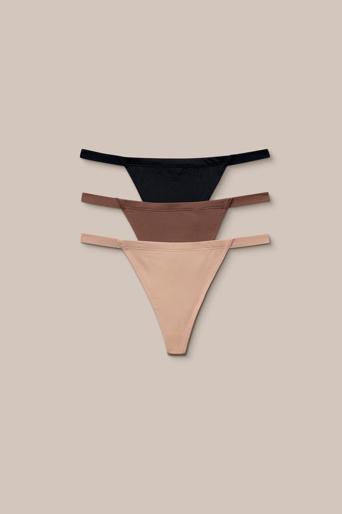 Basic G-Strings (3-Pack) - Multi