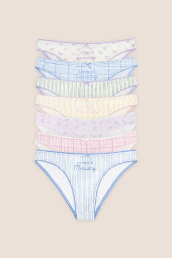 Days of the Week Briefs (7-Pack) - Multicolour Print