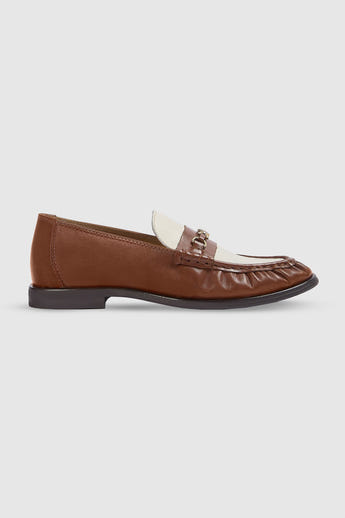 Agnes Loafers - Tan/Cream